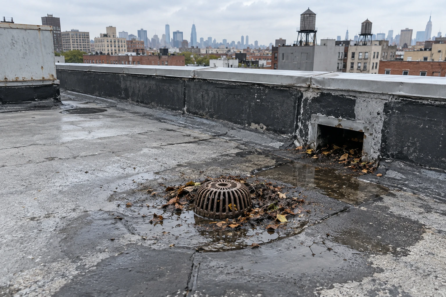 Roof Drains and Scuppers in Brooklyn, NY