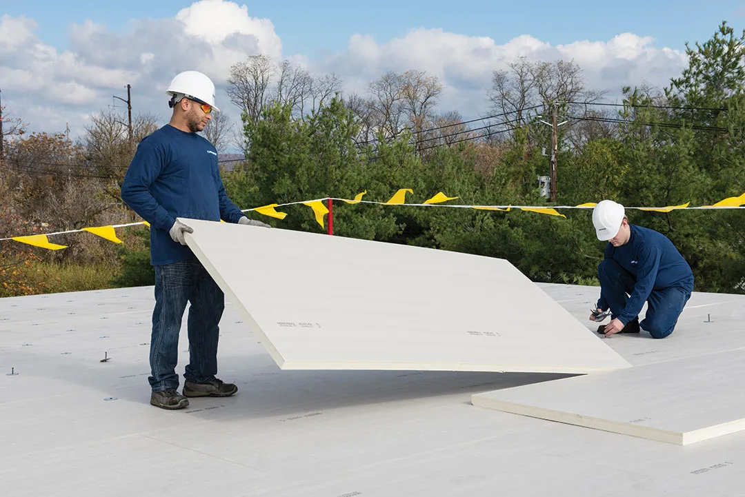 insulation and cover board